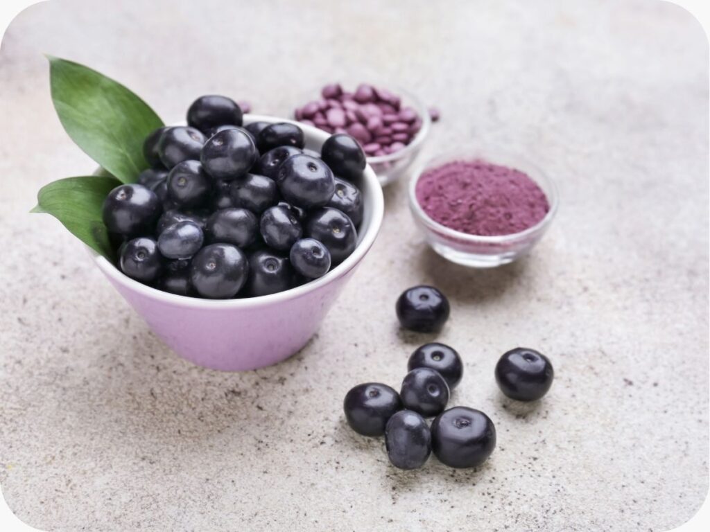 acai, fruit powder