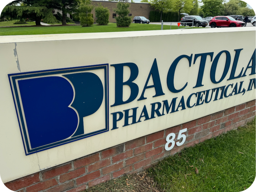 bactolac sign outdoors