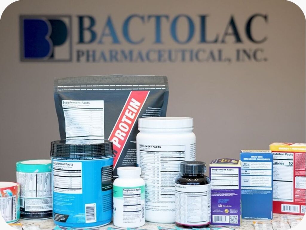 a variety of supplement labels