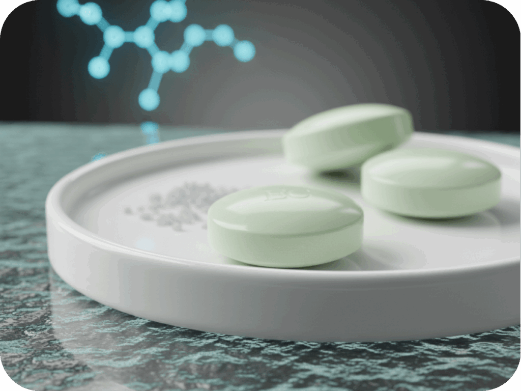 enteric tablets on table