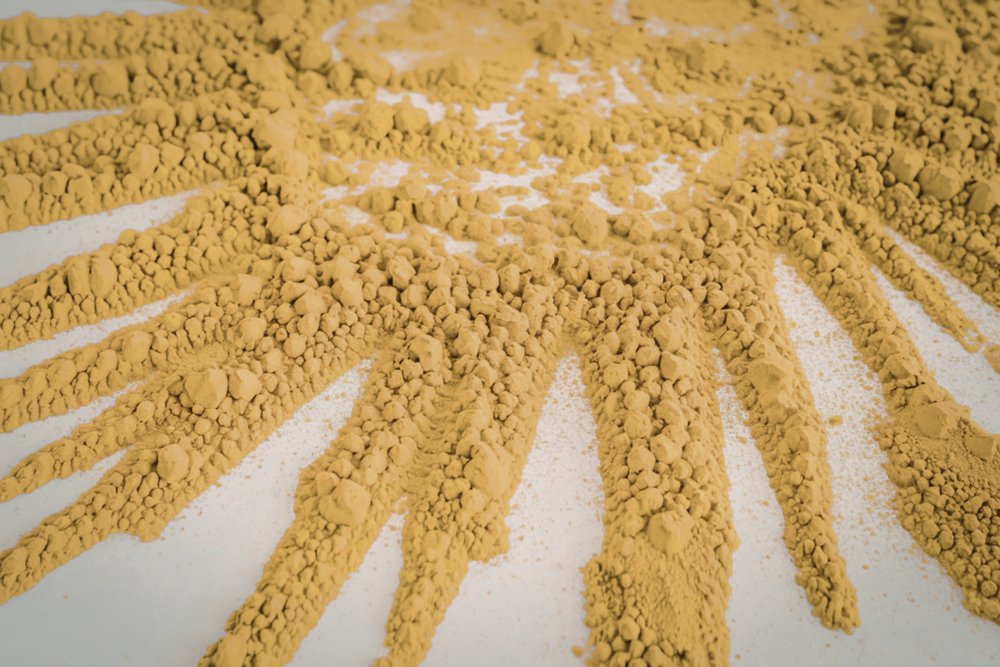 Powder clumping